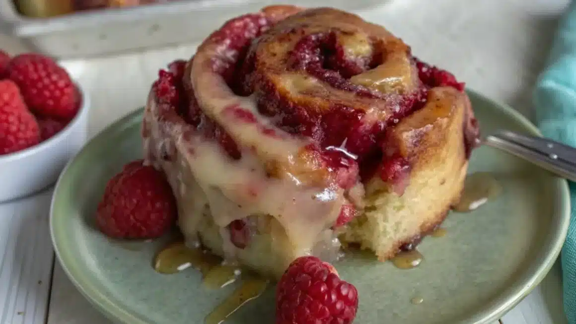 Raspberry Cinnamon Rolls