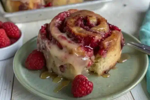 Raspberry Cinnamon Rolls