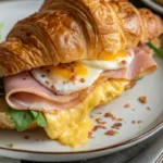 Ham, Egg & Cheese Croissant Sandwich: The Ultimate Breakfast Upgrade