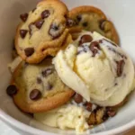 Cozy Chocolate Chip Cookie Ice Cream Bowl