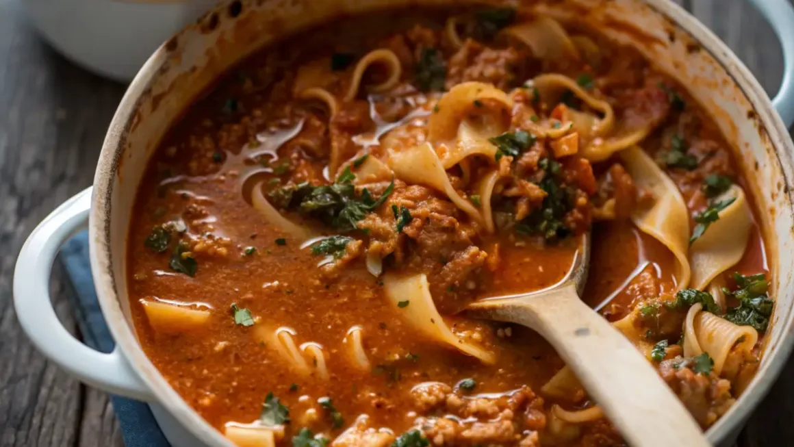 Lasagna Soup