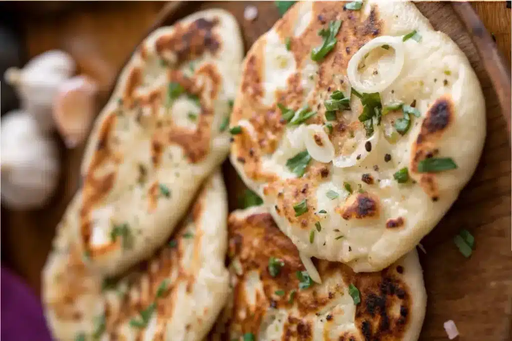 15-Minute No-Yeast Garlic Naan | Easy Skillet Flatbread