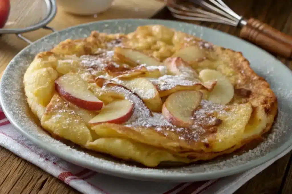 Easy German Apple Pancake Recipe (Authentic & Fluffy)