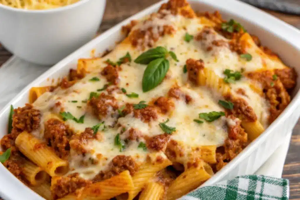 30-Minute Cheesy Baked Ziti | Easy Weeknight Dinner