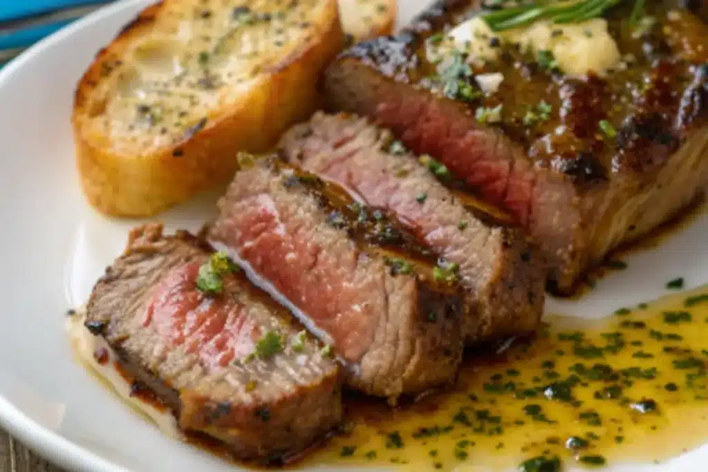 Juiciest Garlic Butter Steak at Home