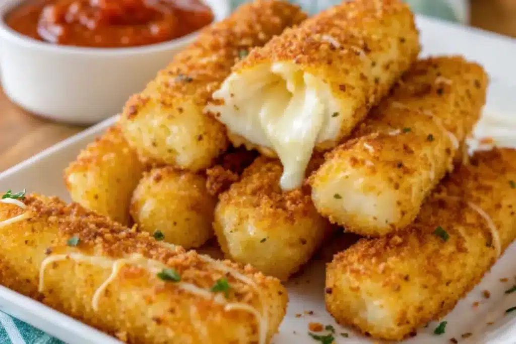 Crispy Potato Cheese Sticks Recipe