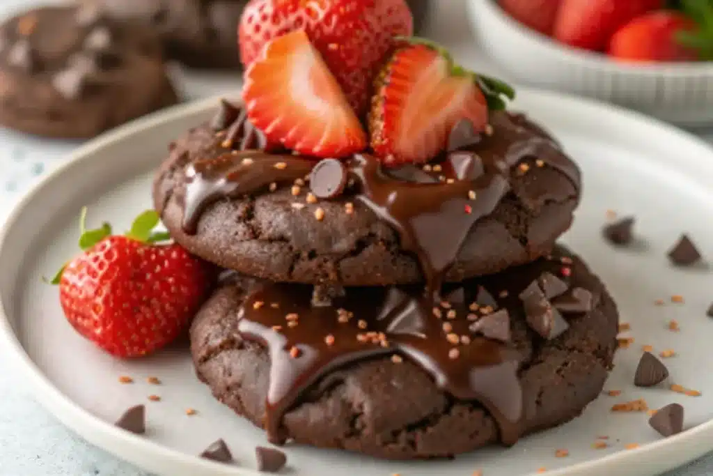 Fudgy Chocolate Cookies