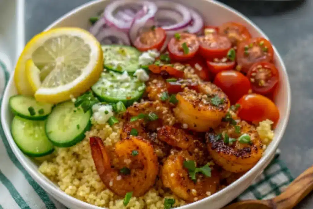 Easy Mediterranean Shrimp Bowls with Quinoa: The Ultimate 20-Minute Meal