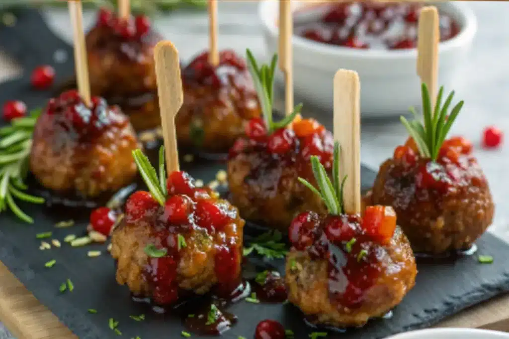 Sweet and Savory Mini Meatball Appetizers (Easy Skewers)