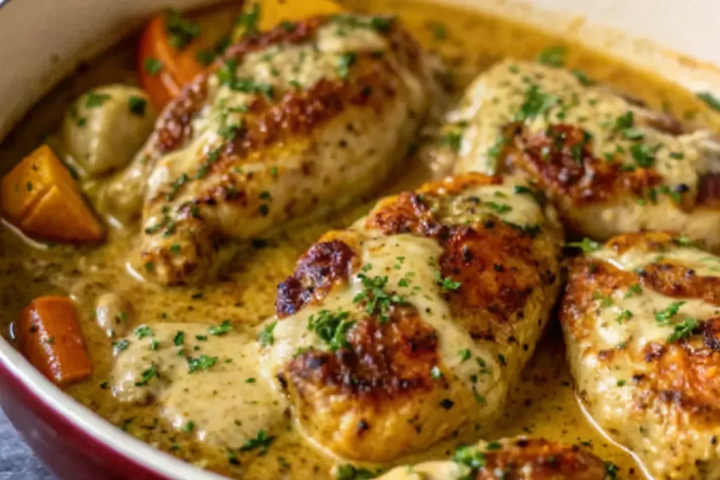 One-Pan Boursin Chicken