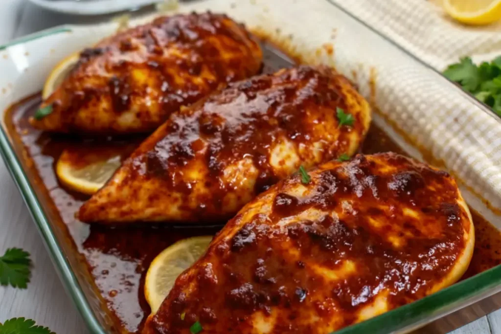 Juicy and Tender Glazed BBQ Chicken