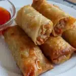 Homemade Egg Rolls with Sweet Chili Sauce