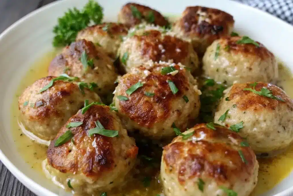 Juicy Baked Meatballs Recipe