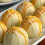 Easy Orange Creamsicle Truffles Recipe
