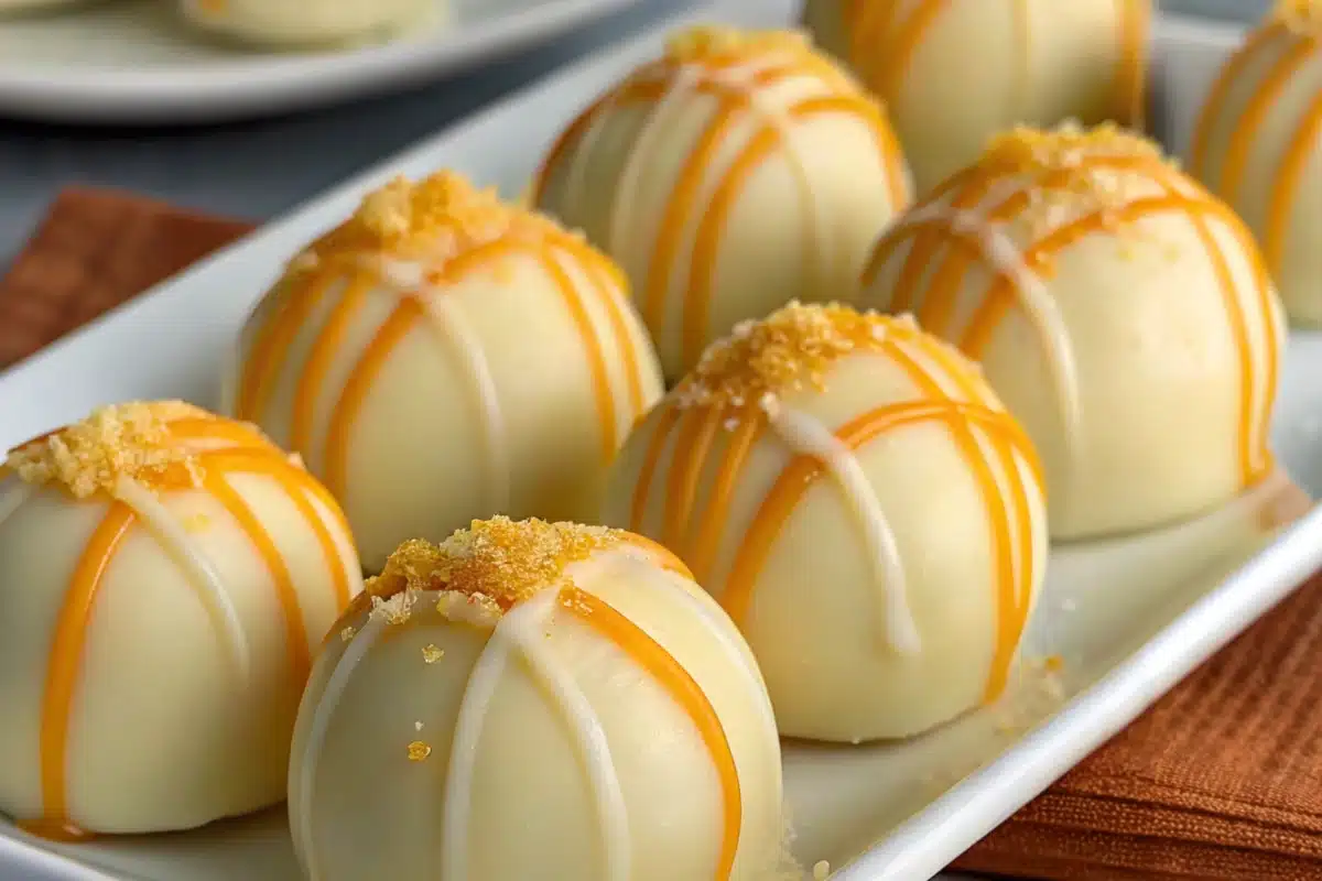 Easy Orange Creamsicle Truffles Recipe