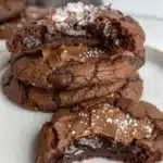 Salted Dark Chocolate Brookies
