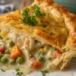 Leftover Turkey Pot Pie with Puff Pastry Crust