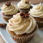 Chai Spiced Cupcakes with Vanilla Bean Frosting