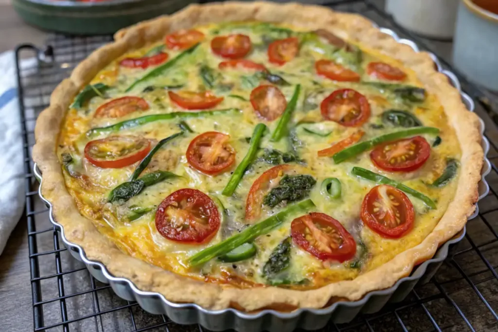 Spring Vegetable Quiche