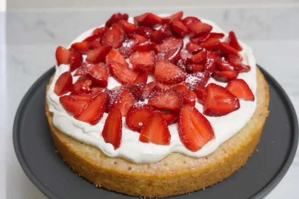 Easy Fresh Strawberry Shortcake with Whipped Cream