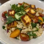 Halloumi & Pearl Couscous Salad