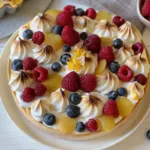 The Ultimate Modern Lemon Meringue Tart with Fresh Berries