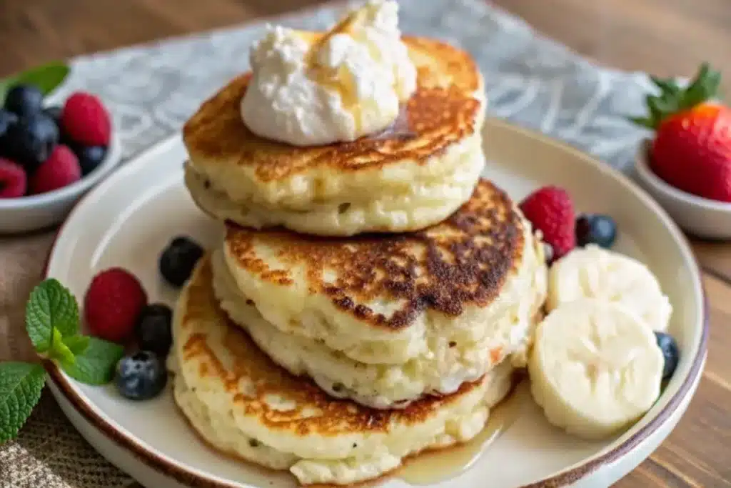 Cottage Cheese Pancakes