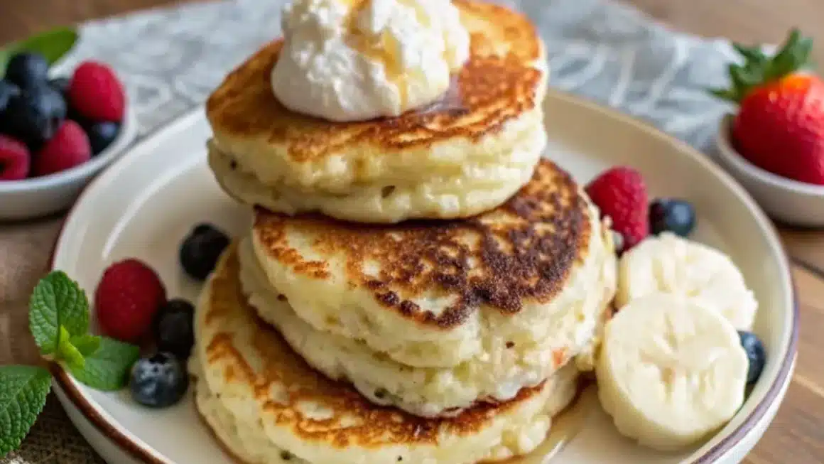 Cottage Cheese Pancakes