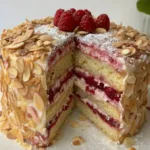 Raspberry Vanilla Layer Cake