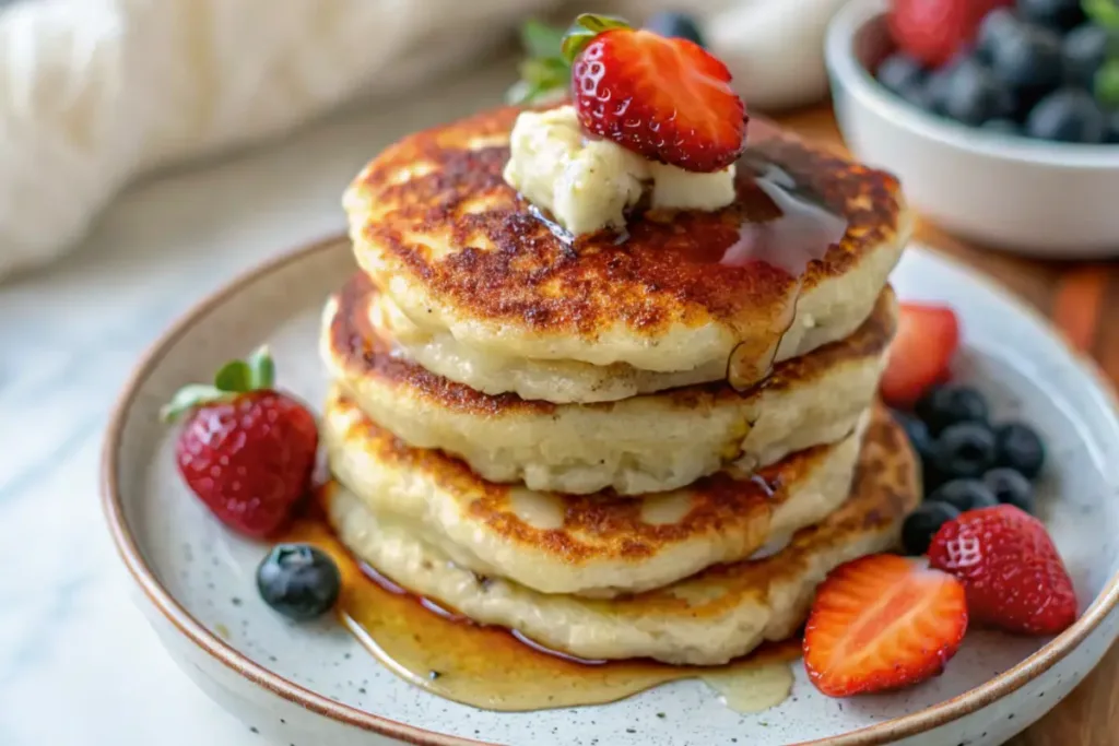 Cottage Cheese Pancakes