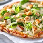 Chicken Caesar Salad Pizza