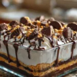 No-Bake Peanut Butter Chocolate Dessert